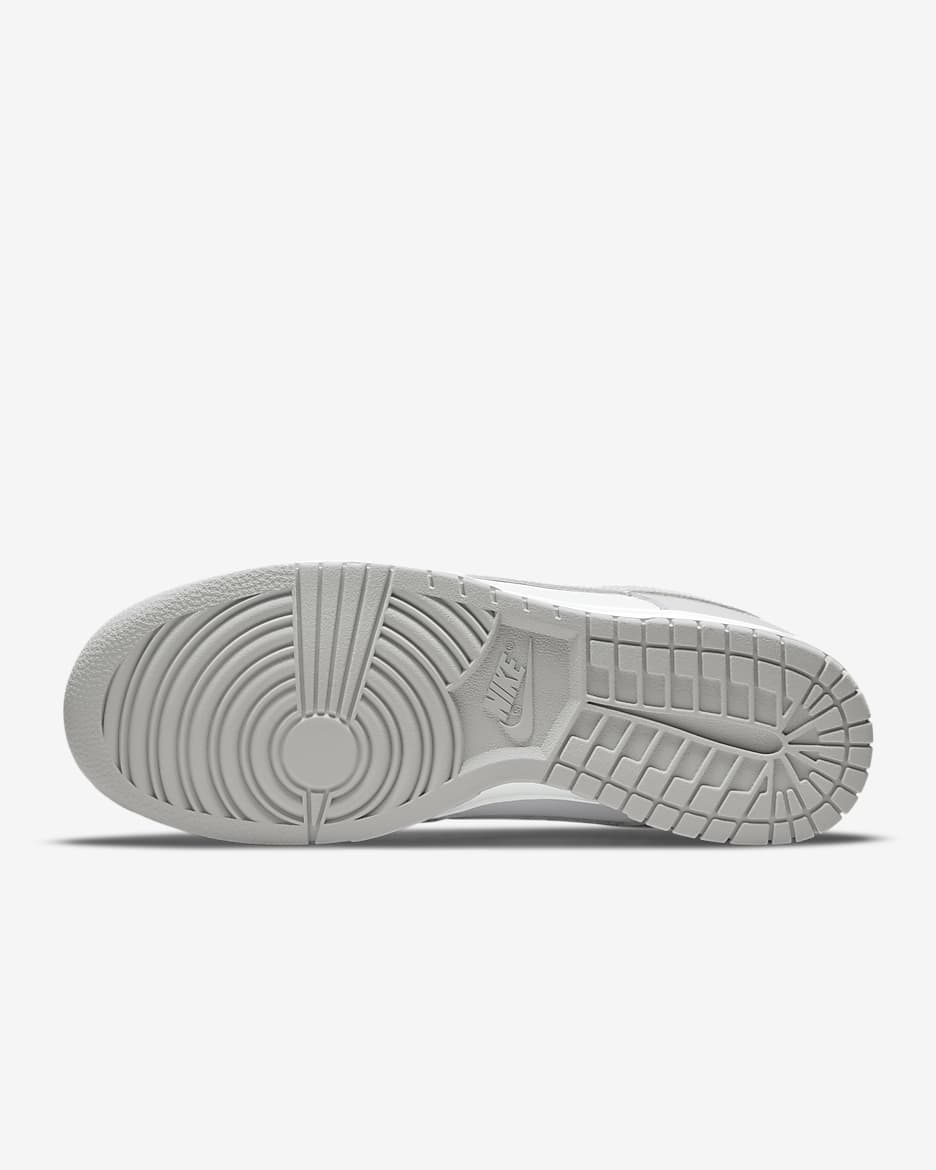 Buty męskie Nike Dunk Low Retro - Biel/Grey Fog