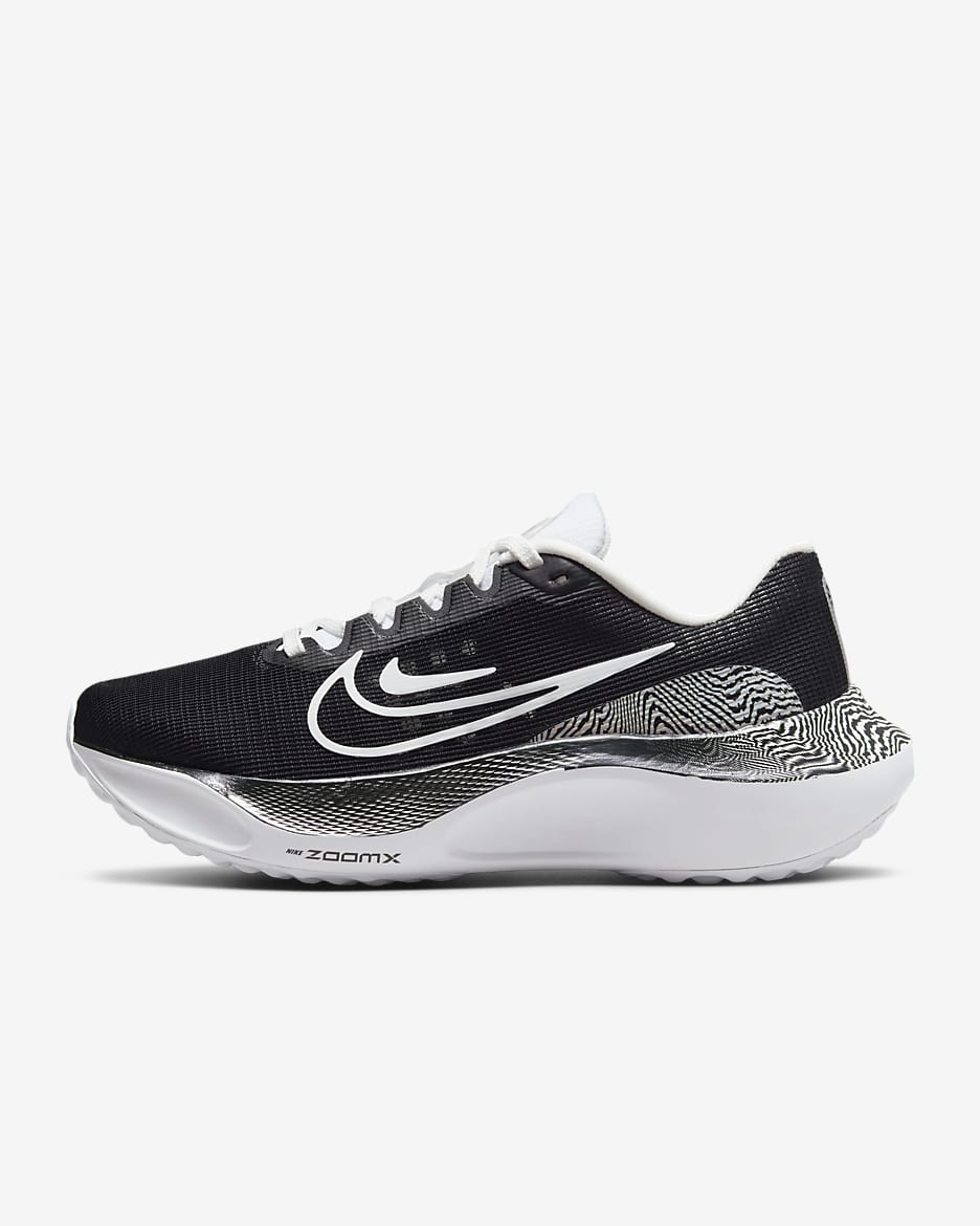 Nike Zoom Fly 5 Premium Women's Road Running Shoes - Black/Black/White