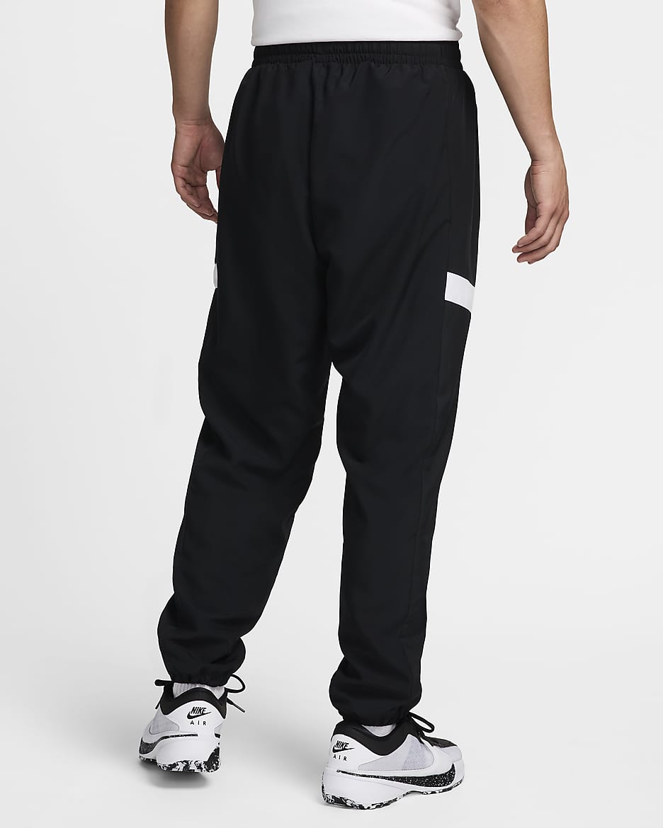 Nike Icon Men's Woven Basketball Pants - Black/Black/White/White