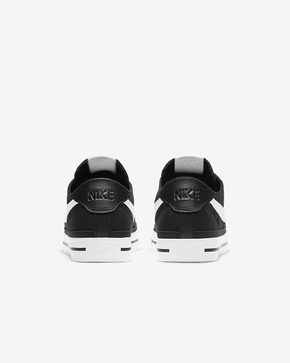 Nike Court Legacy Canvas Men's Shoes - Black/White