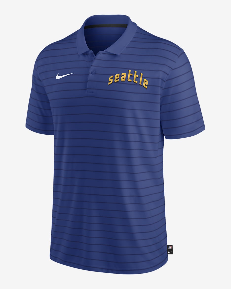 Seattle Mariners City Connect Victory Men's Nike Dri-FIT MLB Polo - Navy