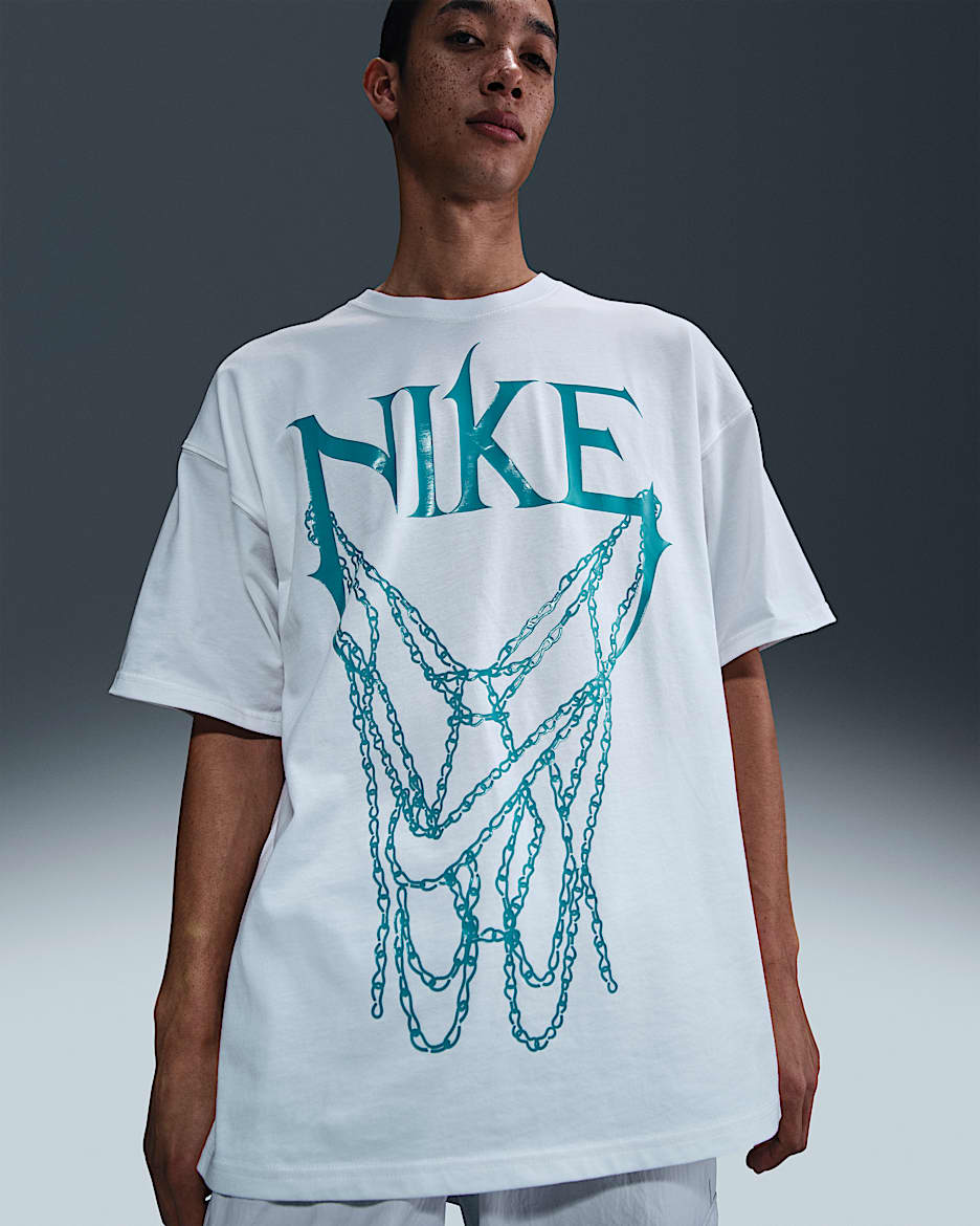 Nike Basketball-T-Shirt (Herren) - Weiß