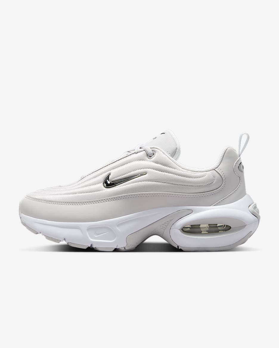 Nike Air Max Portal SE Women's Shoes - White/White/Vast Grey/Metallic Silver