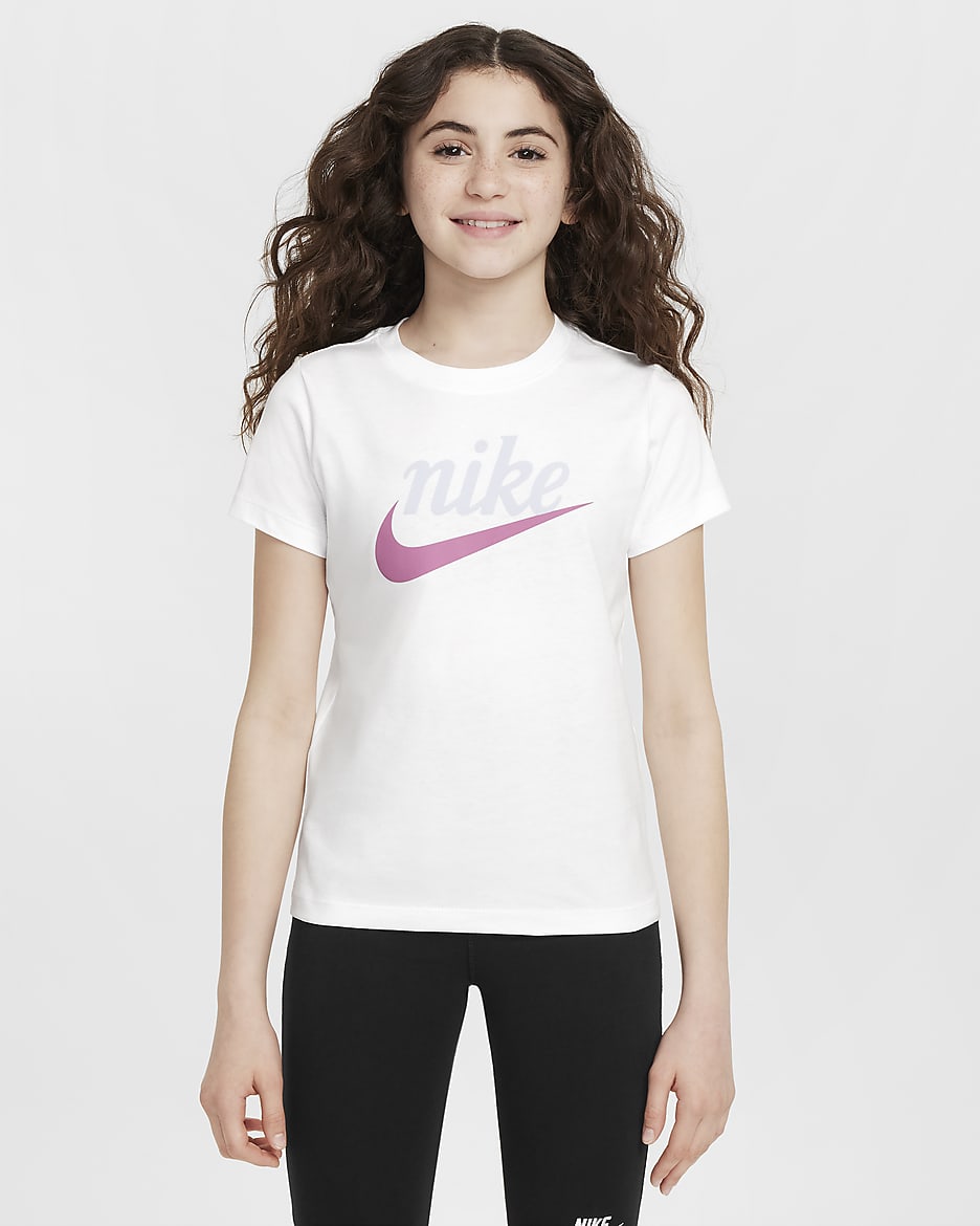 ナイキ スポーツウェア ジュニア (ガールズ) Tシャツ - ホワイト