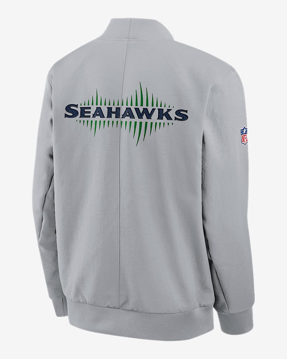 Seattle Seahawks Rivalries Collection Sideline Men's Nike NFL Full-Zip Bomber Jacket