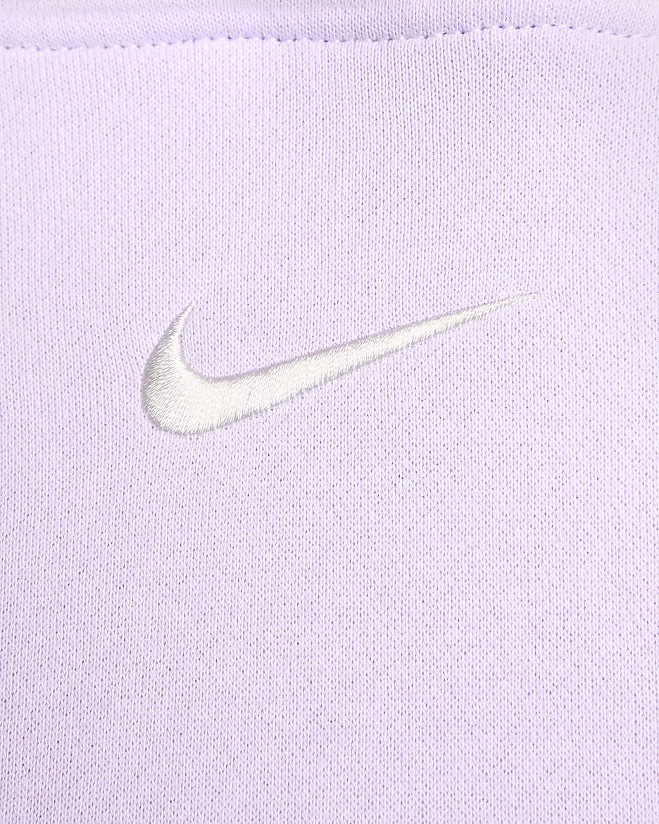 Sweat à capuche oversize Nike Sportswear Phoenix Fleece pour femme - Violet Mist/Sail