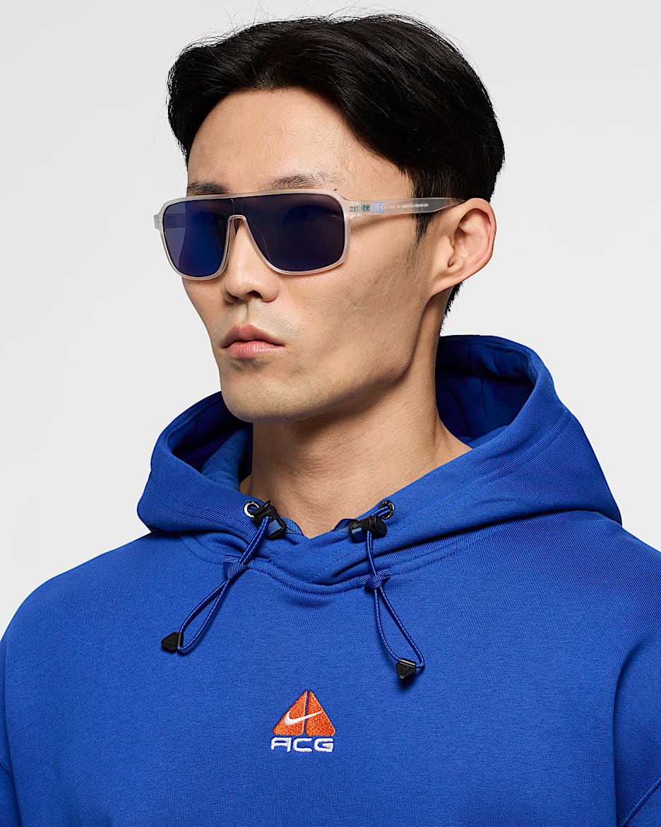 Nike Vintage Flyer Mirrored Sunglasses - Clear/Blue