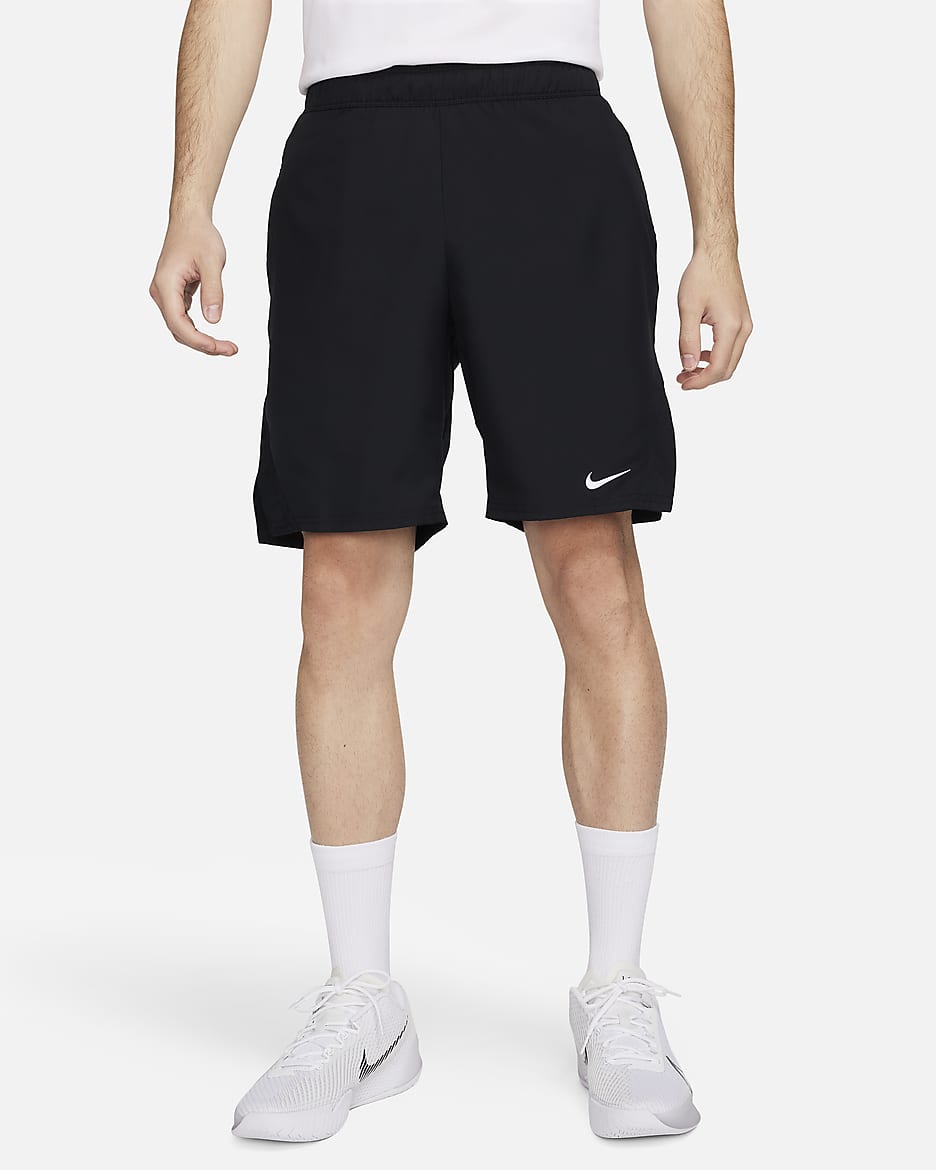 NikeCourt Victory Men's Dri-FIT 23cm (approx.) Tennis Shorts - Black/White