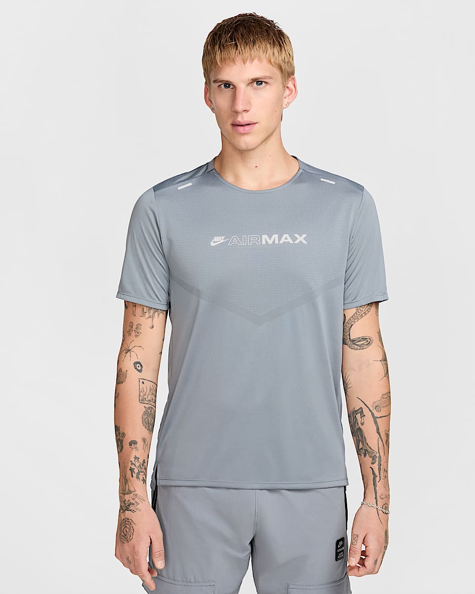 Ανδρικό T-Shirt Dri-FIT Nike Air Max - Cool Grey