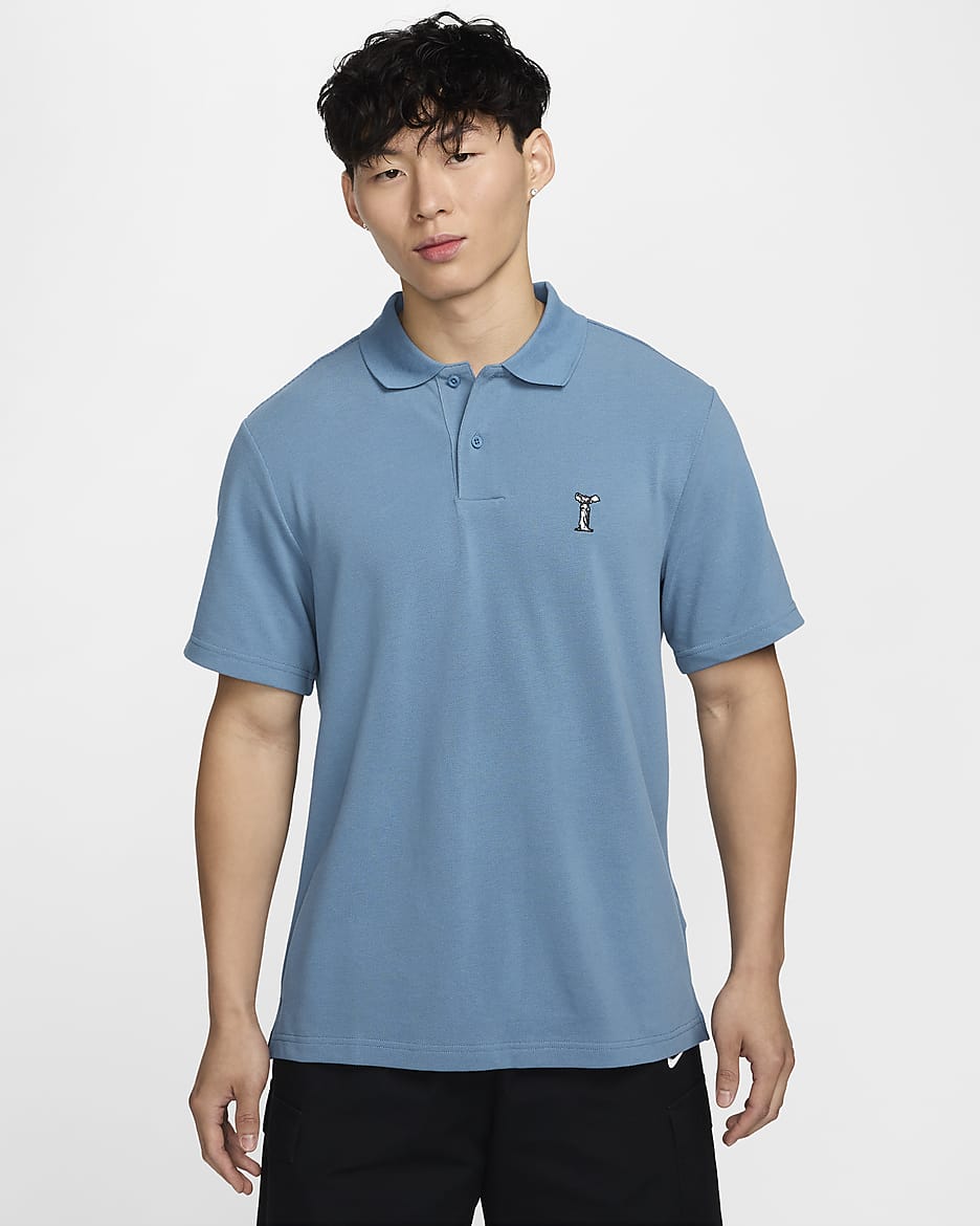 Nike Men's Polo - Aegean Storm/Black/Black