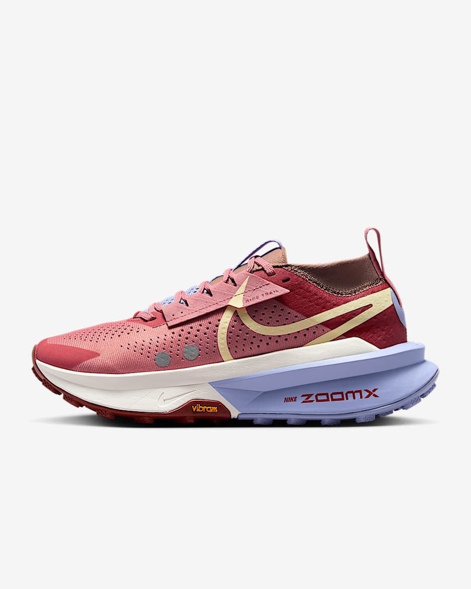 Nike Zegama 2 Women's Trail Running Shoes - Red Stardust/Mars Stone/Lilac Ice/Alabaster