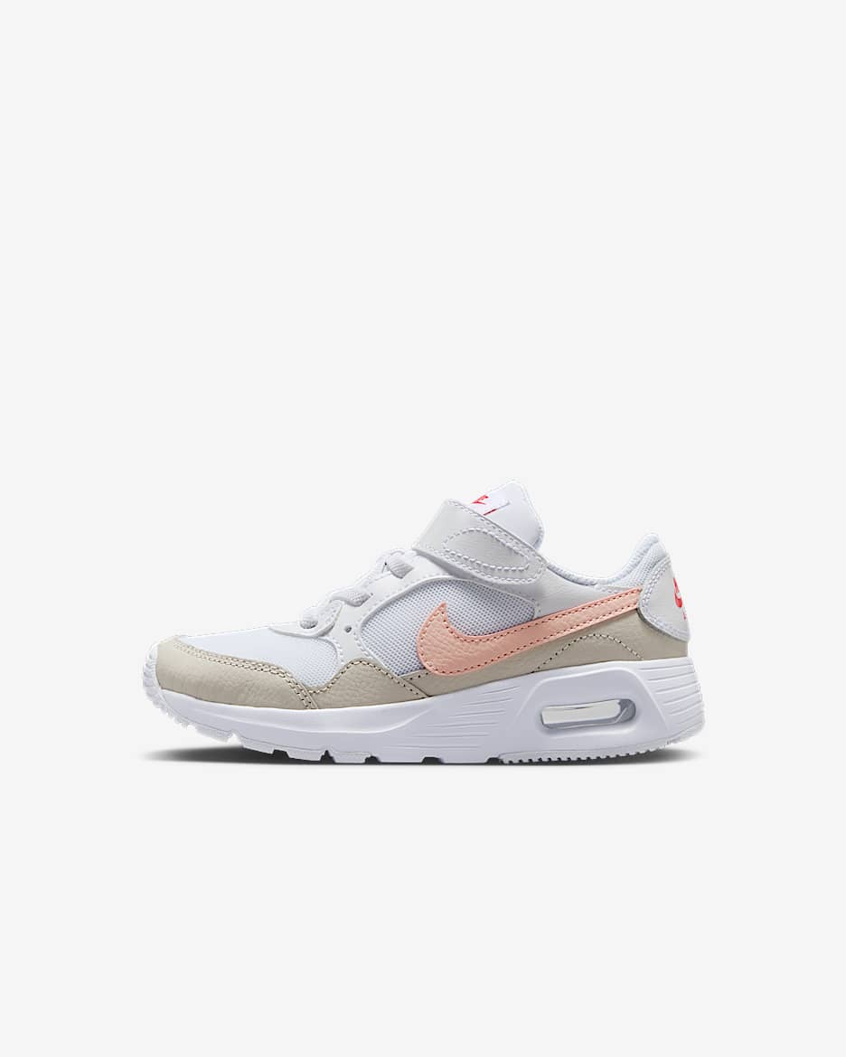 รองเท้าเด็กเล็ก Nike Air Max SC - ขาว/Light Orewood Brown/Ember Glow/Echo Pink
