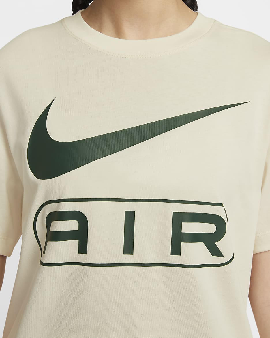 Nike Air Women's T-Shirt - Pale Ivory/Fir