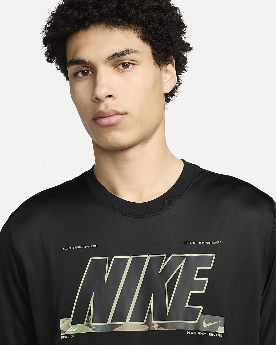 mens blue nike dri fit t shirt