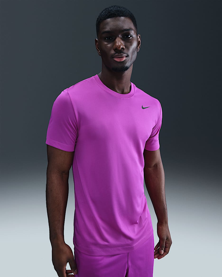 Playera de fitness para hombre Nike Dri-FIT Legend - Morado vivo/Negro
