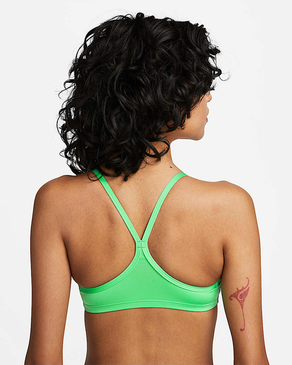 Prenda superior de bikini con espalda deportiva Nike Essential - Algas eléctricas