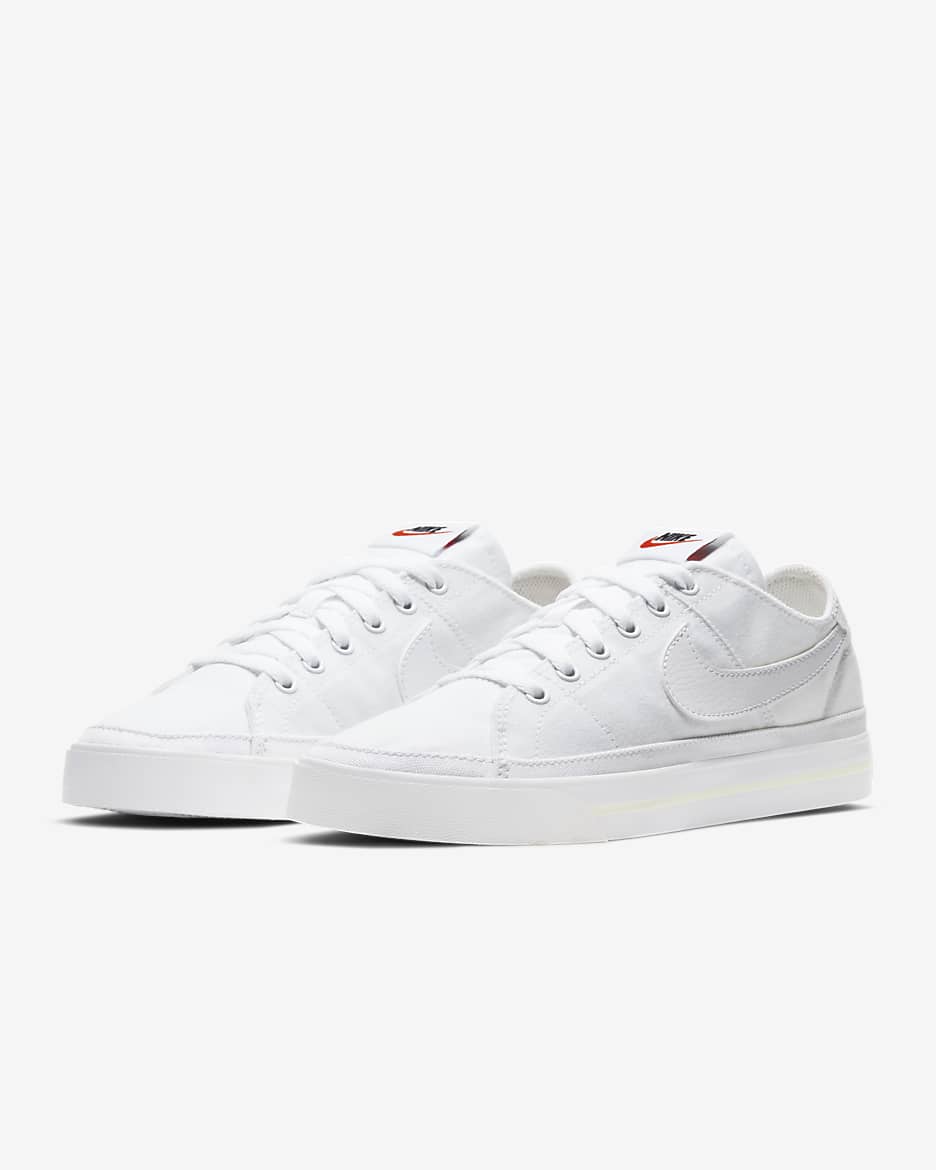 NikeCourt Legacy Canvas Women's Shoes - White/Summit White/White