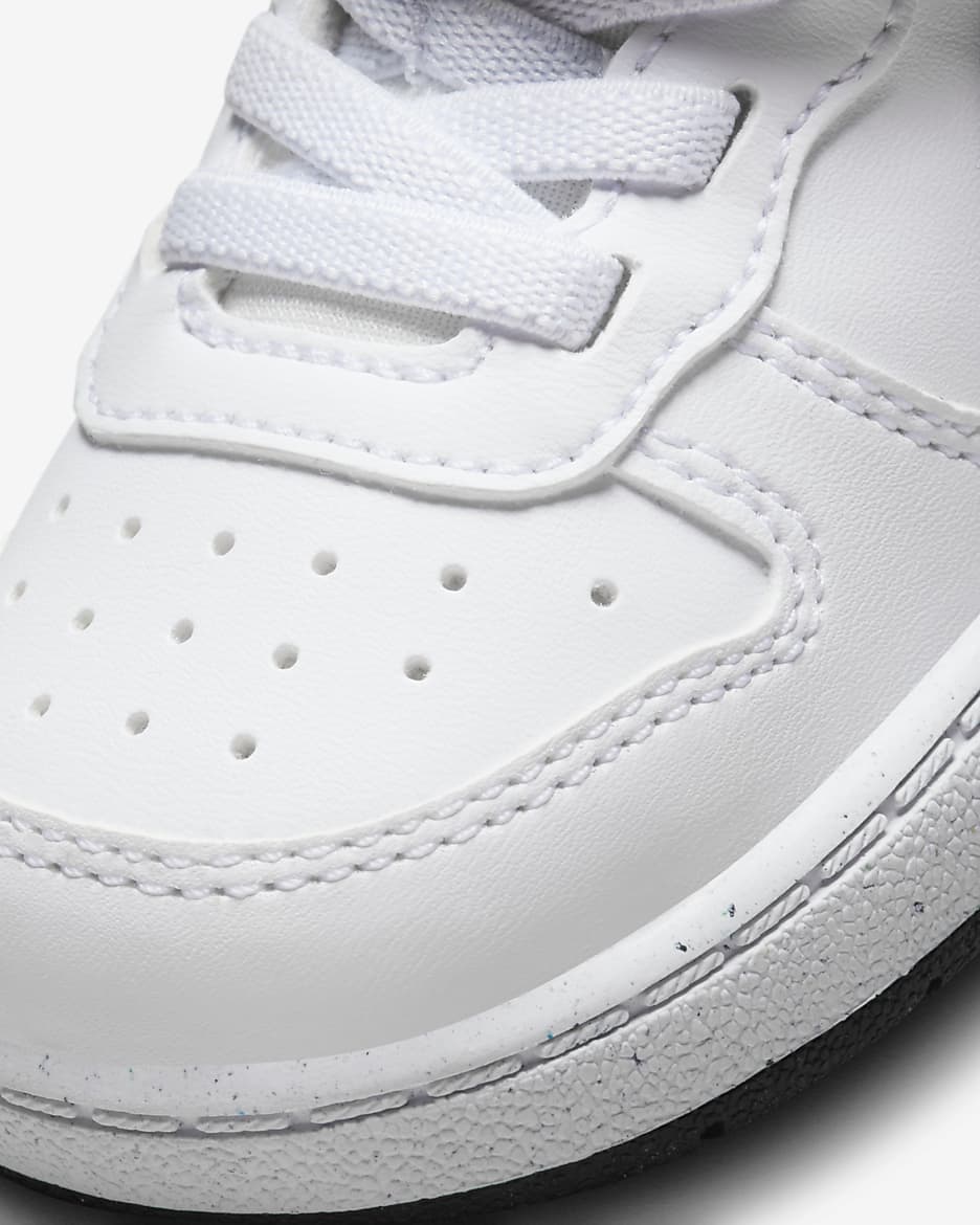 Nike Court Borough Low Recraft schoenen voor baby's/peuters - Wit/Zwart