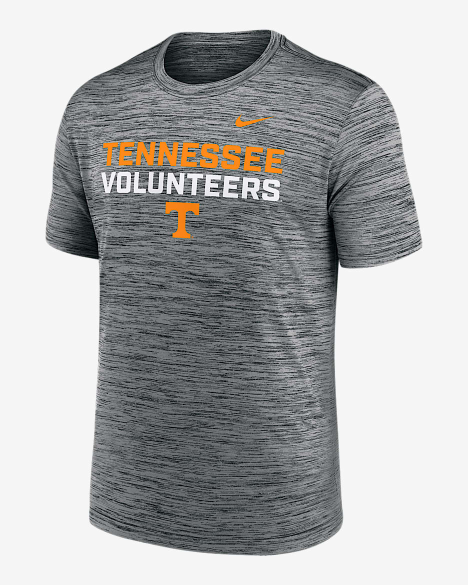 Tennessee Campus Center Stack Velocity Men's Nike Dri-FIT College T-Shirt - Anthracite