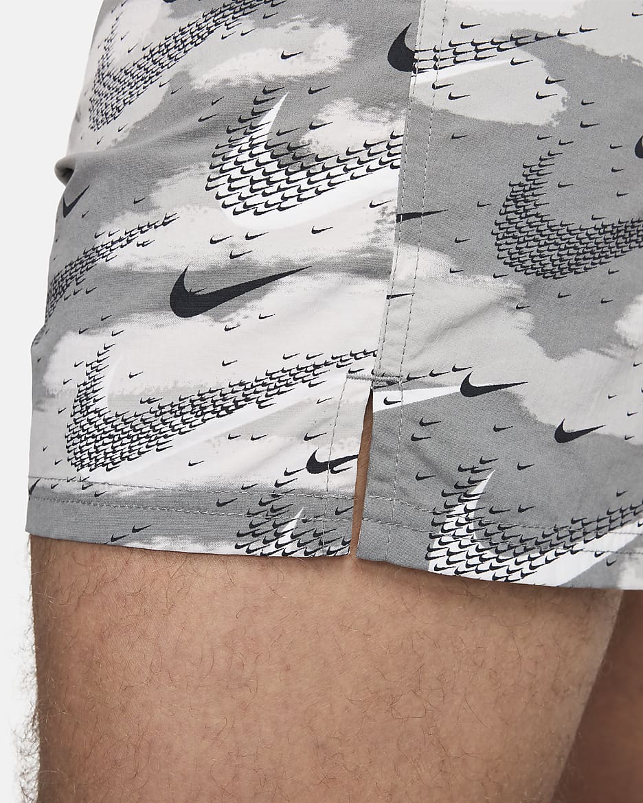 Nike Swim Flock Men's 5" Volley Shorts - Smoke Grey