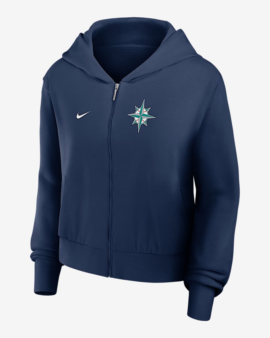 Seattle Mariners Women’s Nike MLB Full-Zip Hoodie - Navy