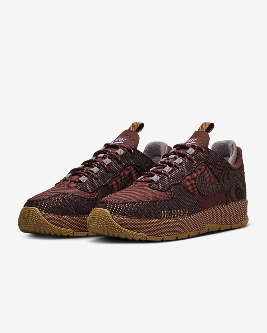 Nike Air Force 1 Wild Women's Shoes - Dark Pony/Light Violet Ore/Flax/Dark Pony