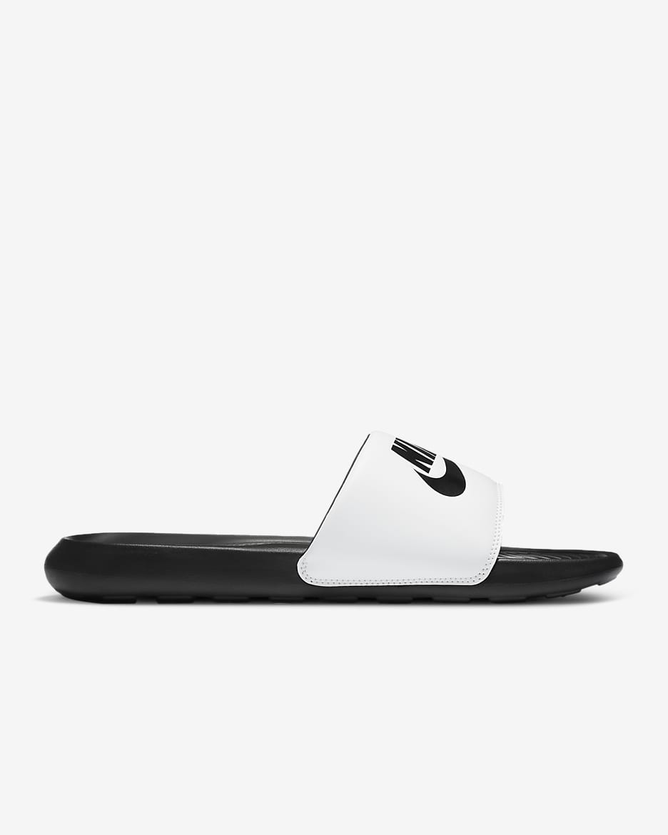 Nike Victori One Herren-Slides - Schwarz/Weiß/Schwarz