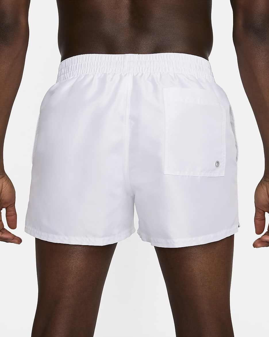 Shorts de vóleibol de 8 cm para hombre Nike Swim Essential - Blanco