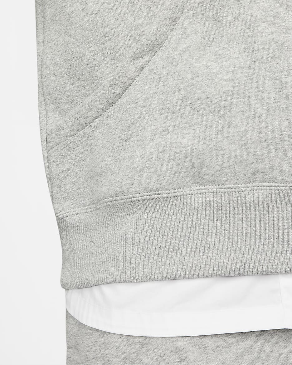 Nike Sportswear Phoenix Fleece Women's Pullover Hoodie - Dark Grey Heather/Sail