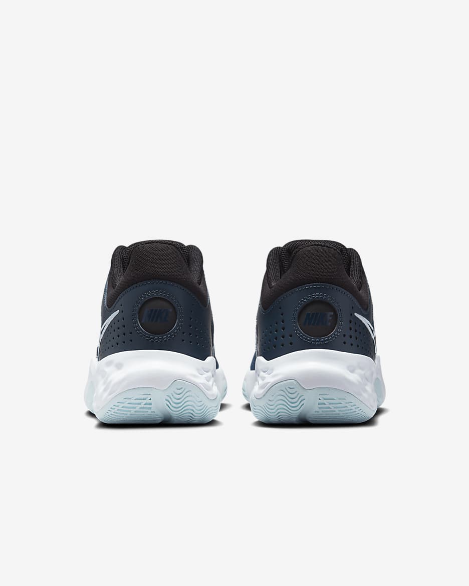Nike Fly.By Mid 3 Basketball Shoes - Armoury Navy/Glacier Blue/White/Black