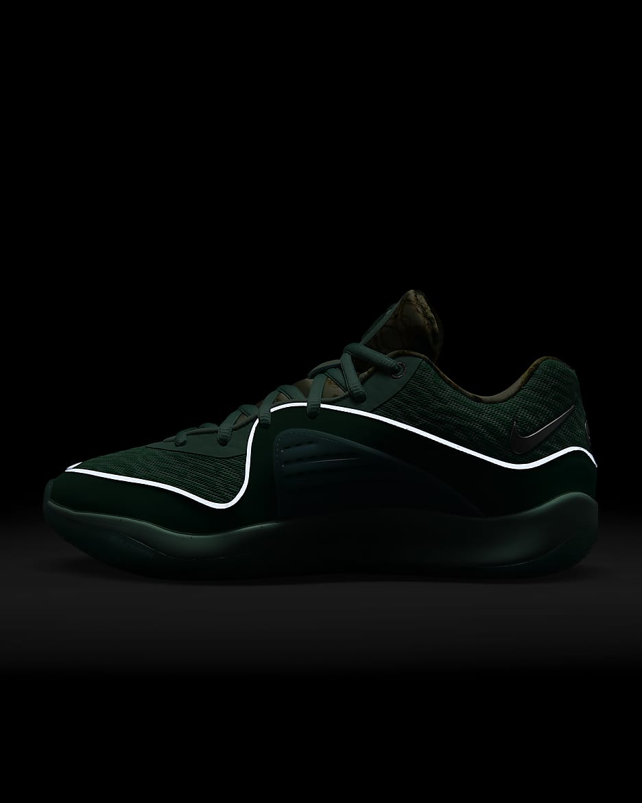 Calzado de básquetbol KD16 "Wanda" - Espuma menta/Esmeralda creciente/Verde estadio/Plata metalizado