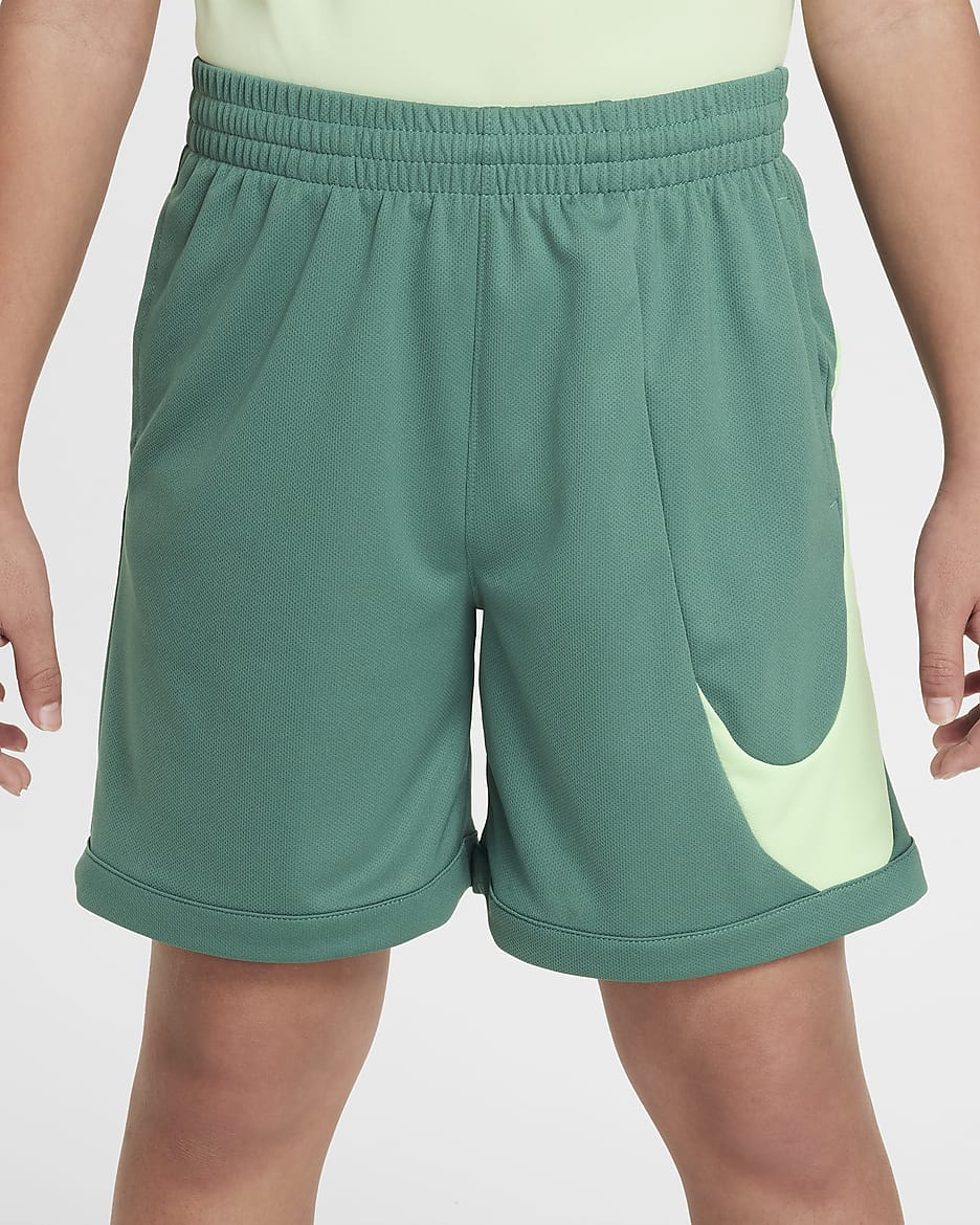 Nike Multi+ Older Kids' Dri-FIT Training Shorts - Bicoastal/Vapour Green/Bicoastal