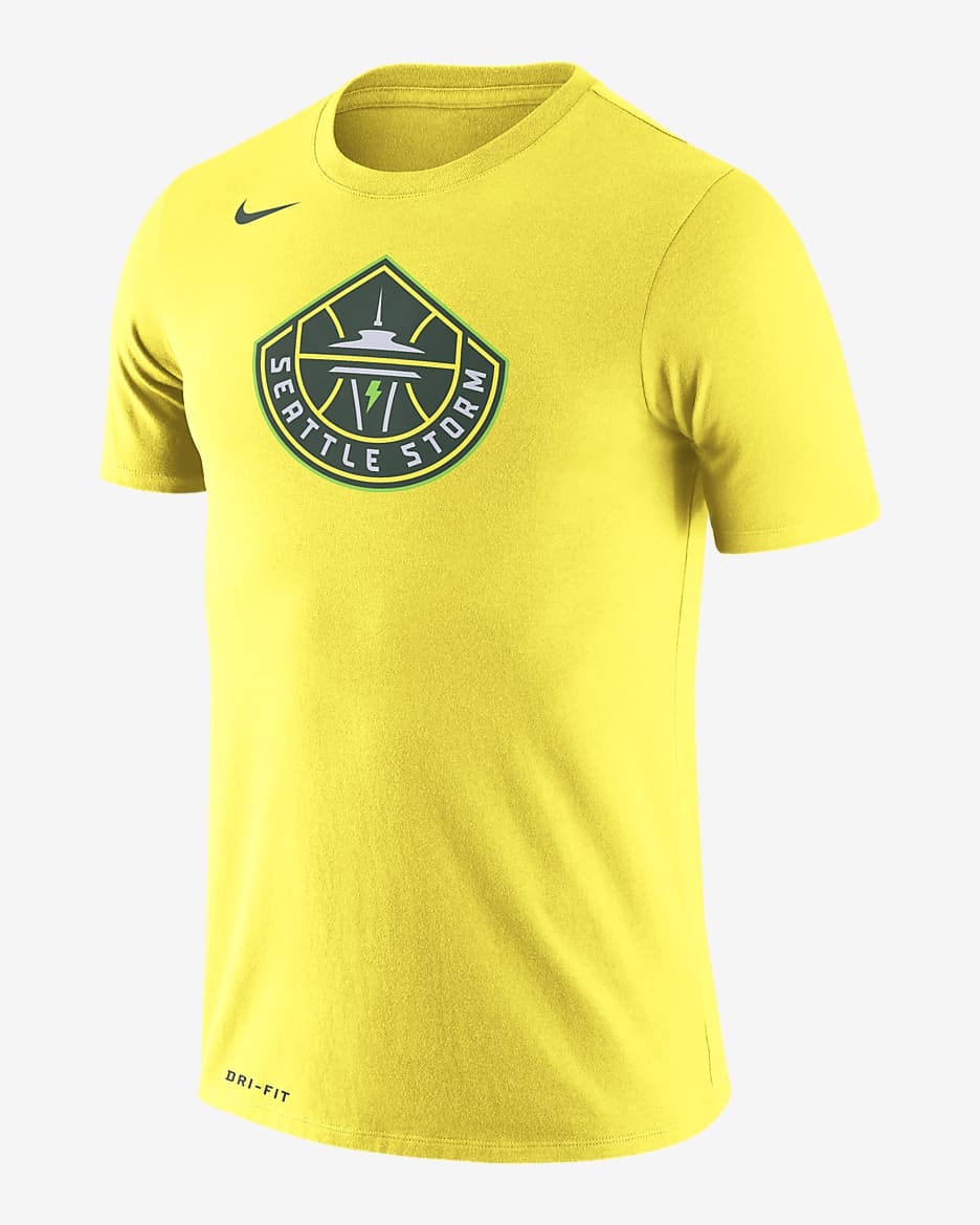 Playera Nike Dri-FIT WNBA Seattle Storm Logo - Amarillo strike
