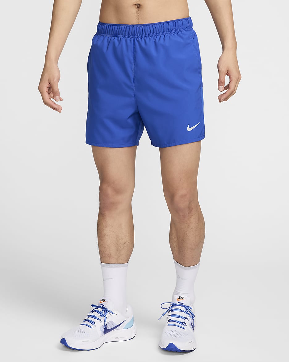 Nike Dri-FIT Challenger Men's 13cm (approx.) Brief-Lined Versatile Shorts - Game Royal/Game Royal/Black