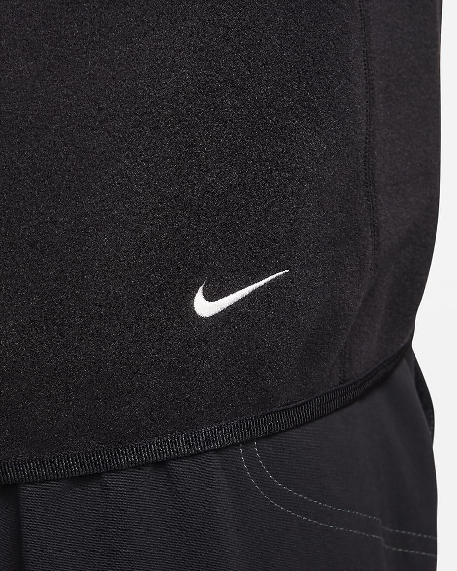 Nike ACG 'Wolf Tree' Polartec® Men's Full-Zip Top - Black/Summit White