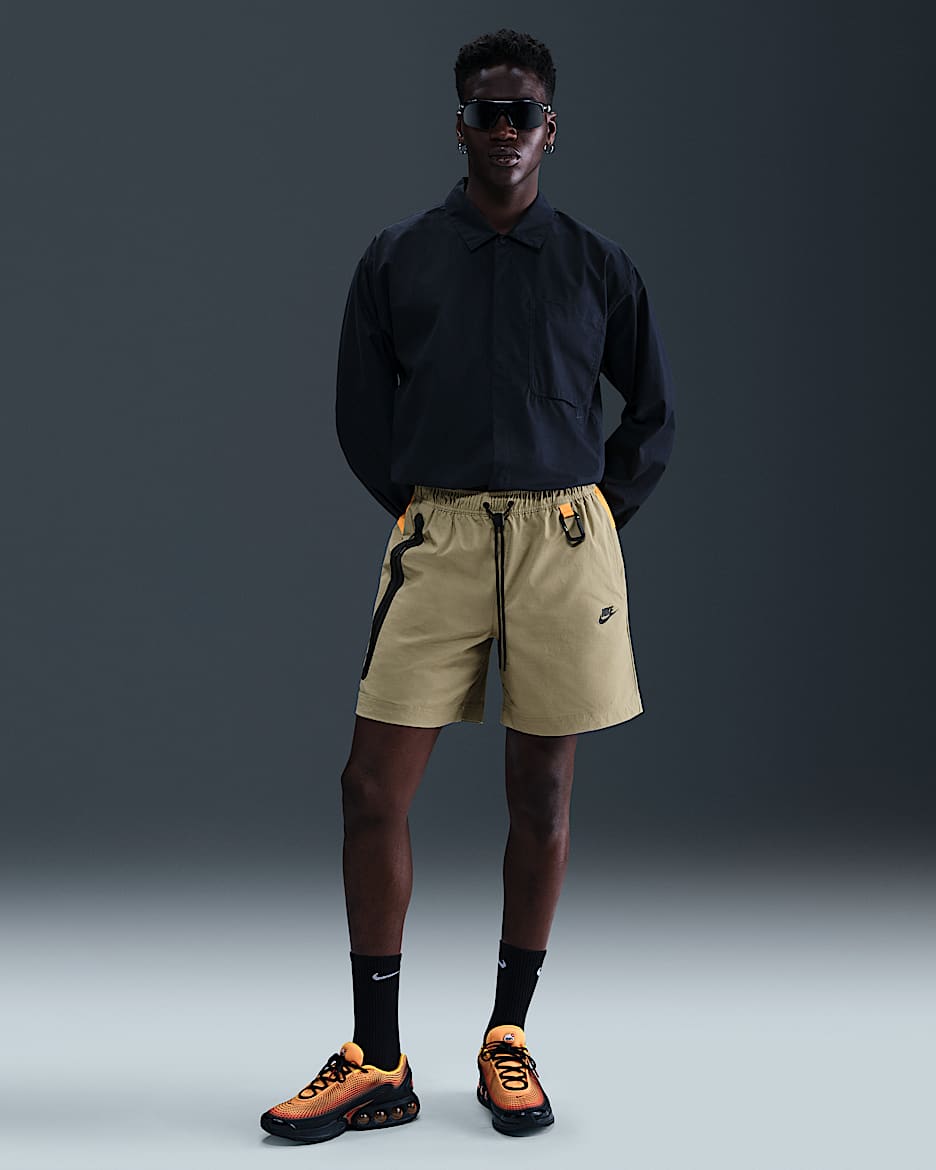 Shorts de tejido Woven para hombre Nike Tech - Oliva neutro/Reloj de sol