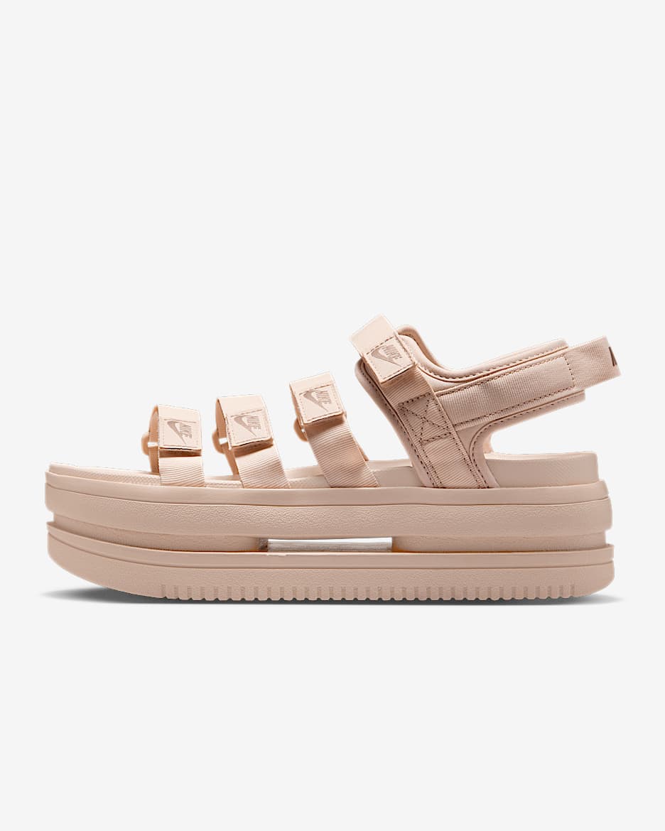 Nike Icon Classic Women's Sandals - Sanddrift/Mink Brown/Hemp