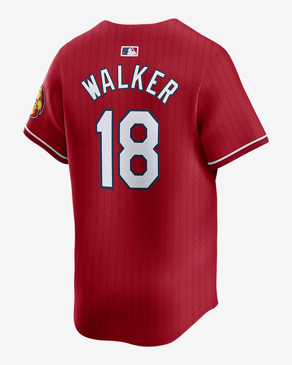 Jordan Walker St. Louis Cardinals City Connect Men's Nike Dri-FIT ADV MLB Limited Jersey - Red