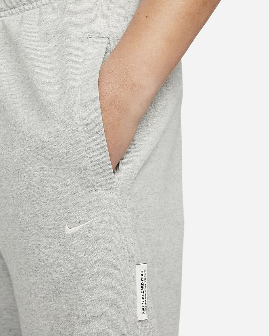 Nike Standard Issue Men's Dri-FIT Basketball Pants - Dark Grey Heather/Pale Ivory