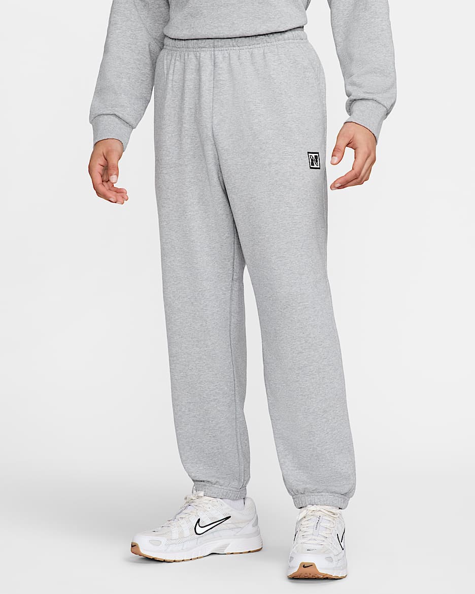 Pantalon de fitness en Fleece Dri-FIT Nike Gym Heritage pour homme - Light Smoke Grey/Heather/Pale Ivory/Light Smoke Grey