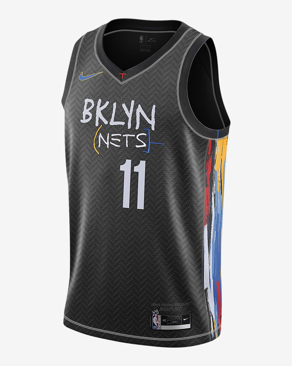 ブルックリン ネッツ シティ エディション ナイキ NBA スウィングマン ジャージー - ブラック
