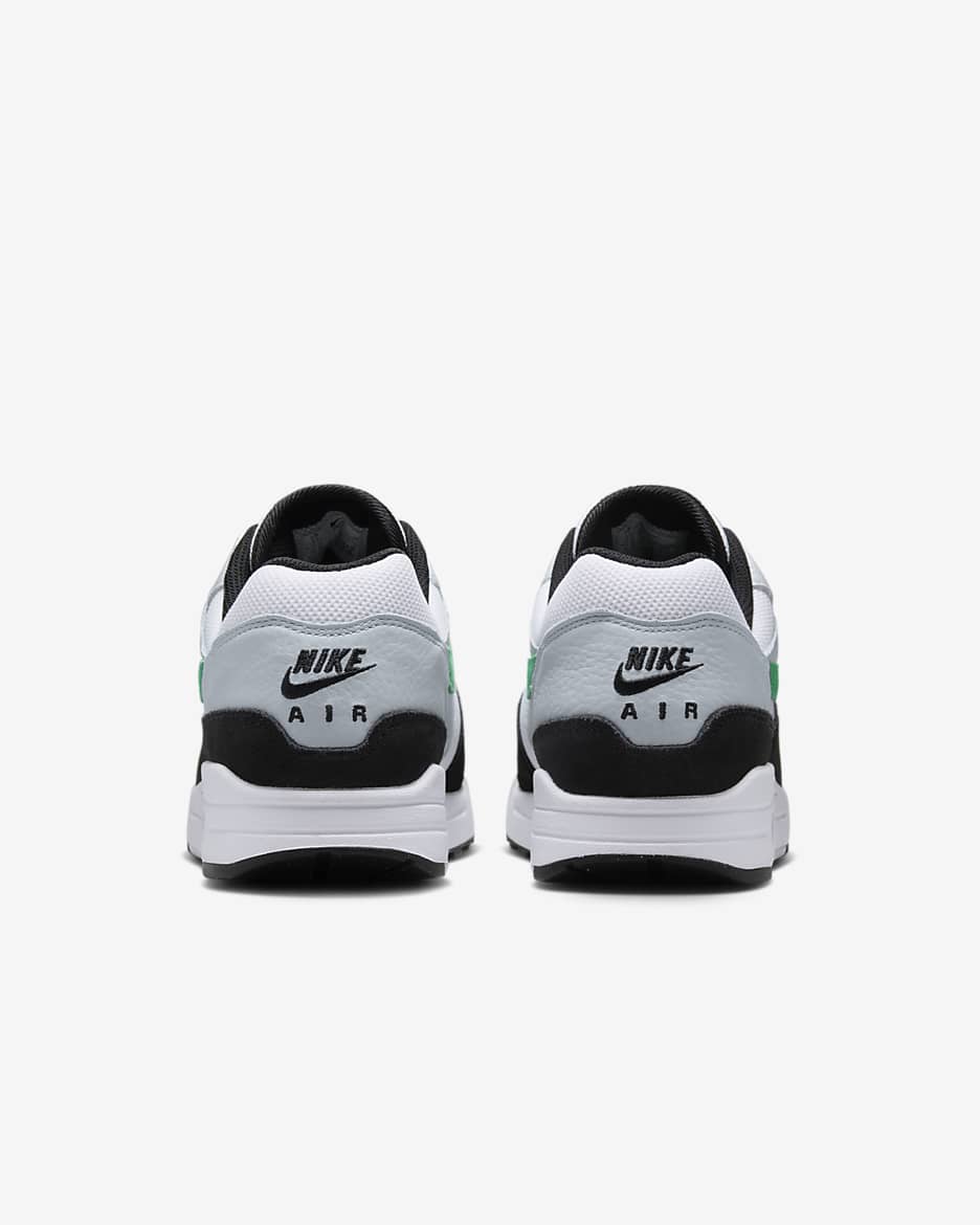 Nike Air Max 1 Men's Shoes - White/Pure Platinum/Black/Stadium Green