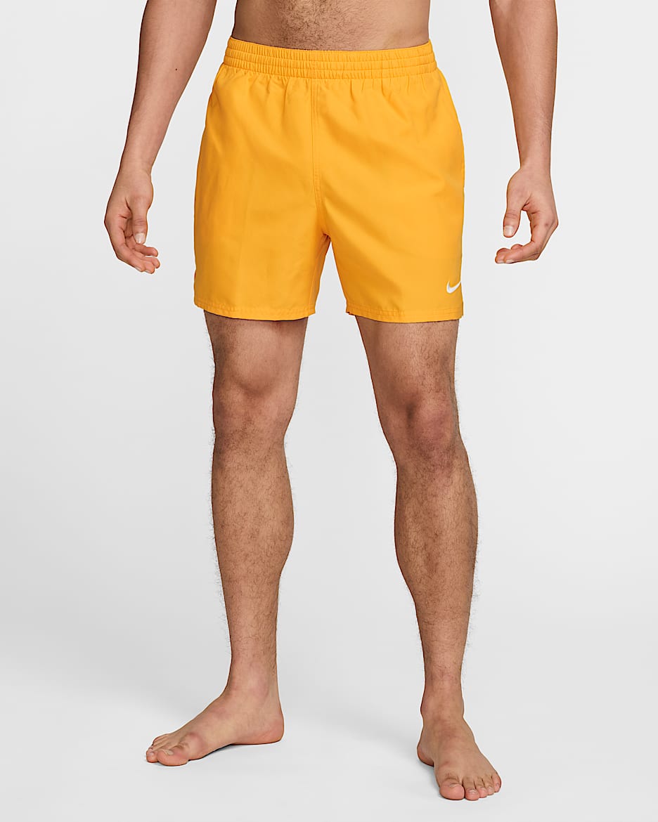 Nike Swim Breaker volleyshorts met binnenbroekje voor heren (13 cm) - University Gold/Wit