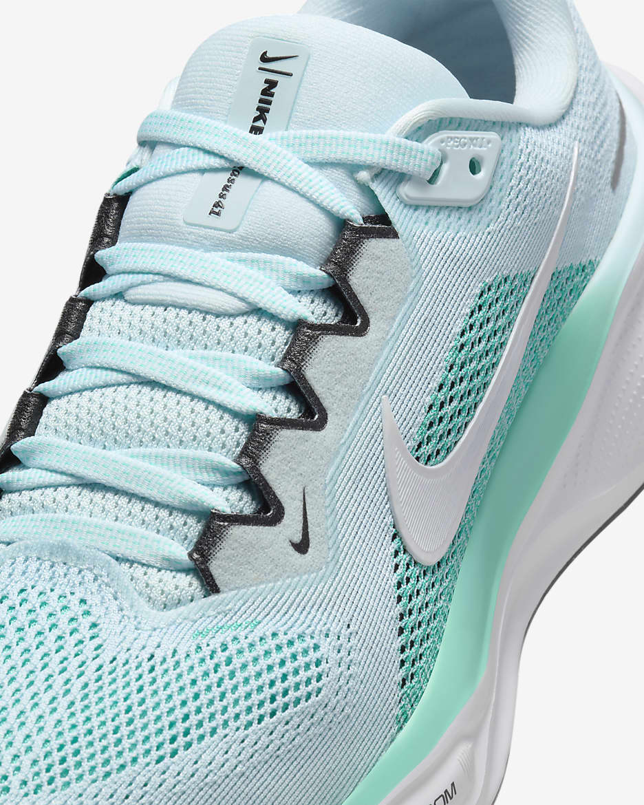 Damskie buty do biegania po asfalcie Nike Pegasus 41 - Glacier Blue/Green Frost/Czerń/Biel