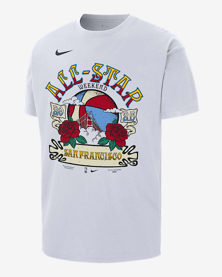 2025 All-Star Weekend Men's Nike NBA Max90 T-Shirt - White