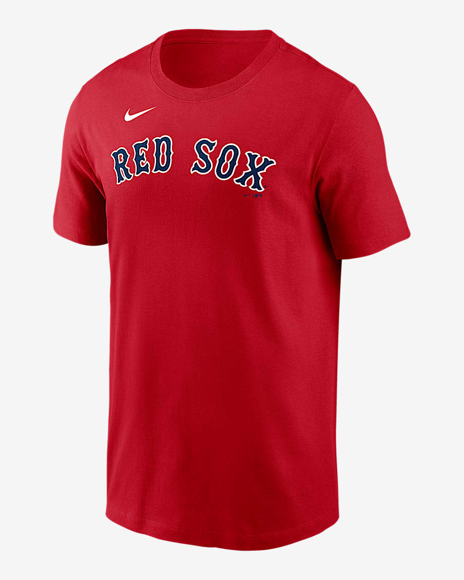 Playera Nike de la MLB para hombre Alex Bregman Boston Red Sox Fuse - Rojo