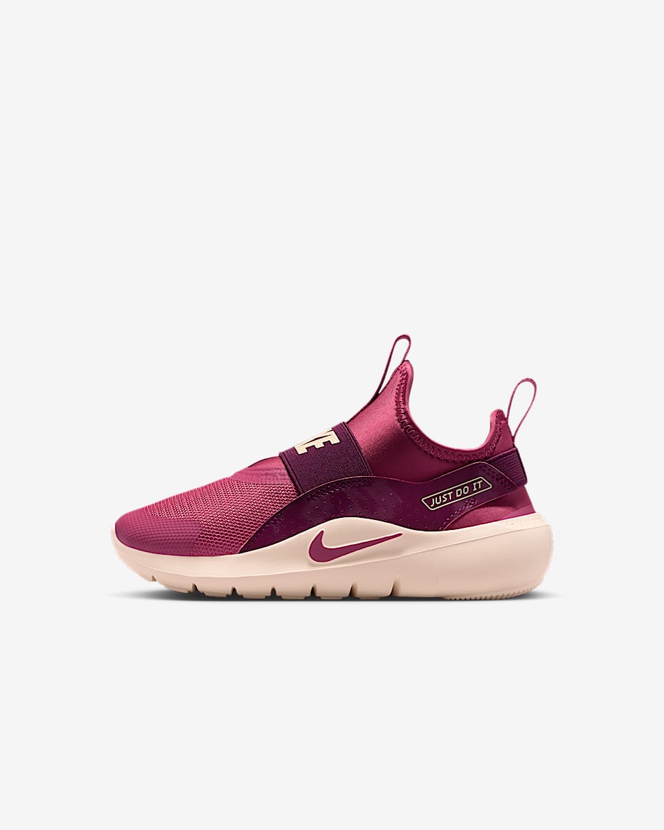 Nike Flex Runner 4 Younger Kids' Shoes - Bordeaux/Guava Ice/Sweet Beet