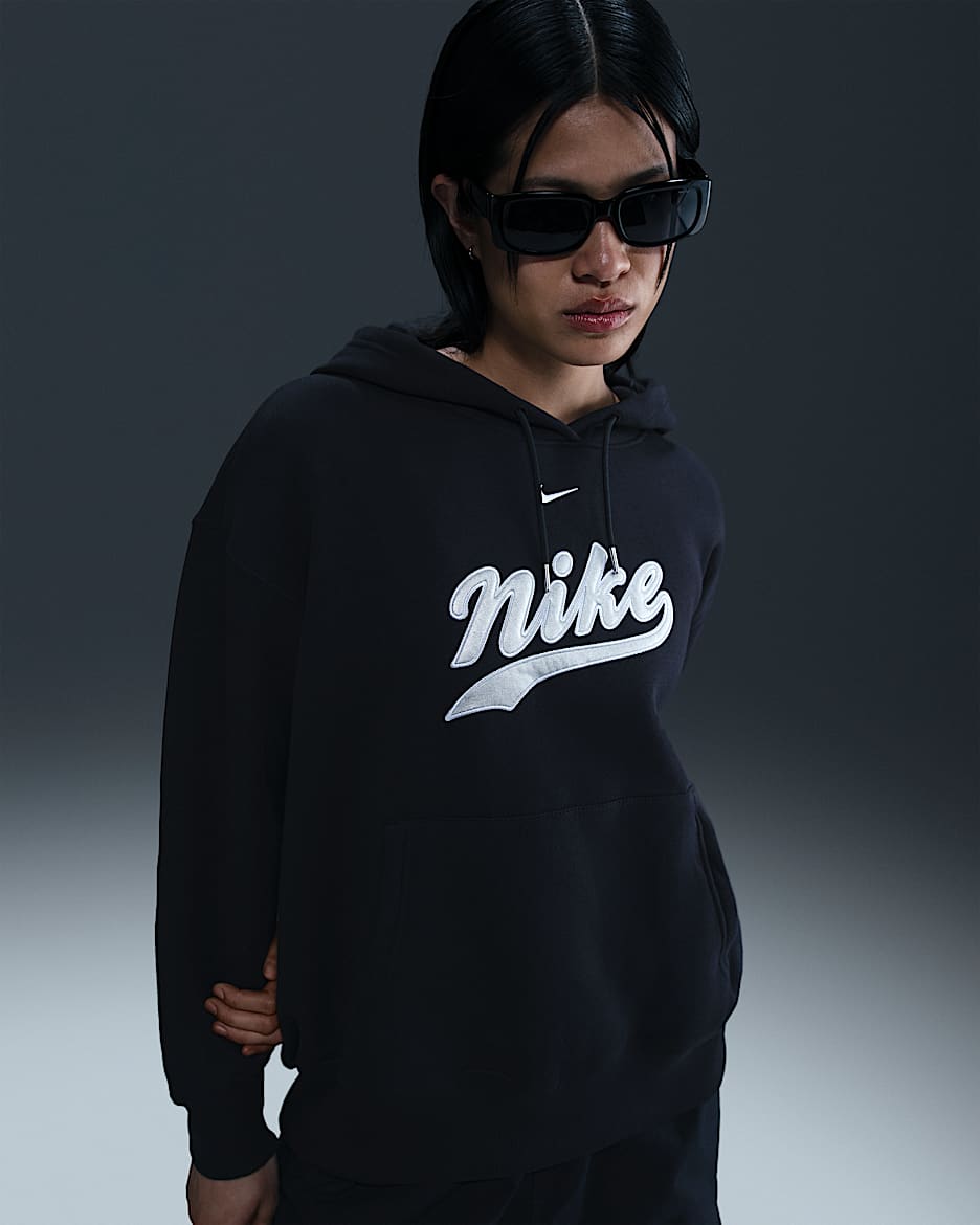 Nike Sportswear Phoenix Fleece Sudadera con capucha - Mujer - Negro