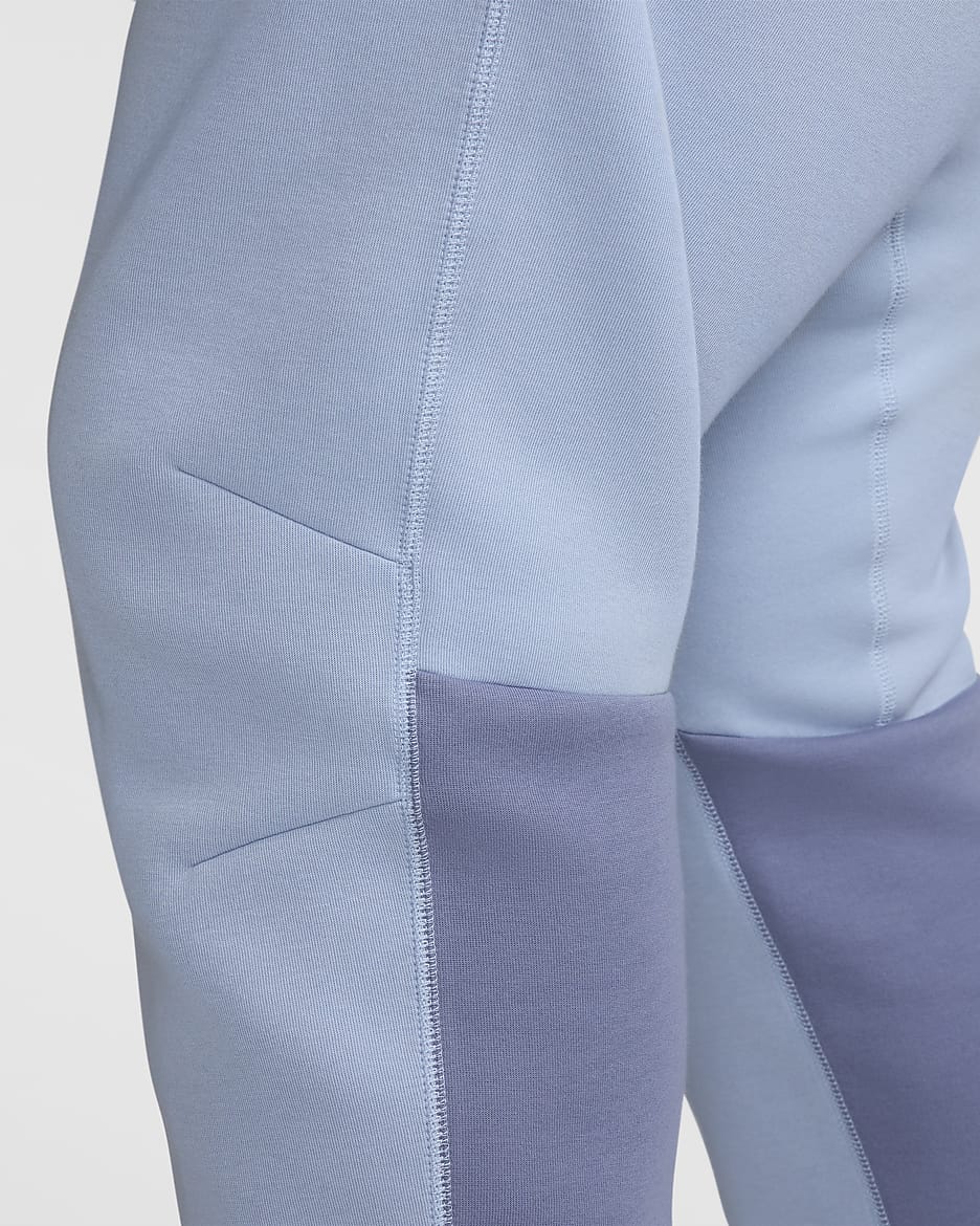 Pantalon de jogging Nike Sportswear Tech Fleece pour homme - Light Armory Blue/Ashen Slate/Blanc