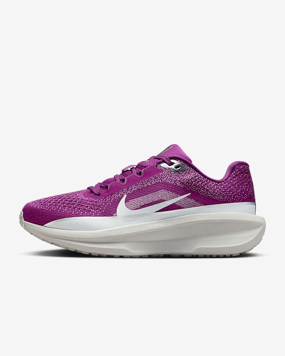 Nike Winflo 11 Premium Women's Road Running Shoes - Hot Fuchsia/Reflective Silver/Metallic Silver